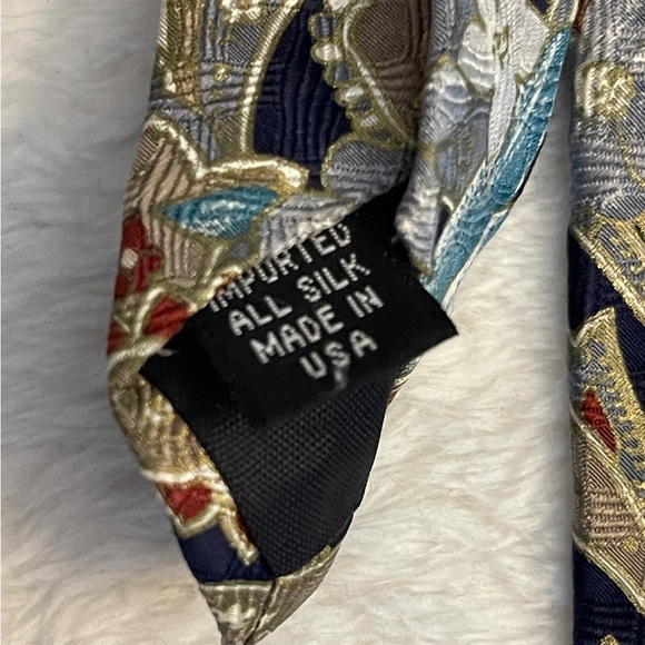 Floral Paisley Tie - Multicolor - Picture 5 of 5